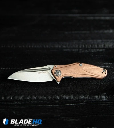 Kershaw Mini Natrix Sub-Frame Lock Knife Copper (2.75" Stonewash) 7006CU 7 Kershaw Mini Natrix Sub-Frame Lock Knife Copper (2.75" Stonewash) 7006CU - Image 5