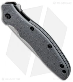 Kershaw Oso Sweet Assisted Opening Knife Gray (3" Stonewash) 1830GRYSW -Kershaw Kershaw Oso Sweet LL Gray SW KS1830GRYSW BHQ 96706 jr spine