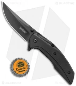 Kershaw Outright A/O Frame Lock Knife Black G-10/Steel (3" Black) 8320 -Kershaw Kershaw Outright A O FL Black G 10 Steel Black 8320BLK BHQ 123398 jr bottlecap