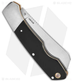 Kershaw Parley Cleaver Slip Joint Knife Black Polished Micarta (3.1" Satin) 4384 -Kershaw Kershaw Parley Cleaver Slip Joint Black Polished Micarta 3in Satin BHQ 139784 td side