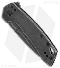 Kershaw Radar Frame Lock Knife Black Steel (2.9" Black SW) 5560 -Kershaw Kershaw Radar Knife BW BW BHQ 178513 jr spine