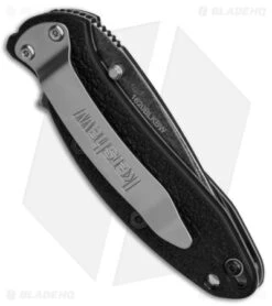 Kershaw Scallion Assisted Opening Knife Black (2.25" Blackwash) 8 Kershaw Scallion Assisted Opening Knife Black (2.25" Blackwash) -Kershaw Kershaw Scallion LL AO Blackwash BHQ 154169 td side