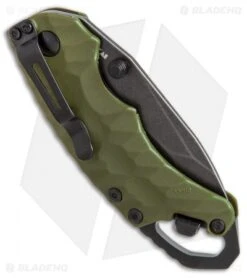 Kershaw Shuffle II Tanto Liner Lock Knife OD Green (2.25" BlackWash) 8750TOLBW 8 Kershaw Shuffle II Tanto Liner Lock Knife OD Green (2.25" BlackWash) 8750TOLBW -Kershaw Kershaw Shuffle 2 tanto OD Green blackwash BHQ 52218 er side