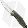 Kershaw Sinkevich Atmos Liner Lock Knife OD Green G-10/Carbon Fiber (3" Satin) -Kershaw Kershaw Sinkevich Atomost LL OD Green G 10 CF Satin KS4037OL BHQ 90131 jr
