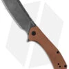 Kershaw Static Cleaver Liner Lock Knife Brown Micarta (2.8" Black SW D2) -Kershaw Kershaw Static Brown Micarta D2 BHQ 143309 jr