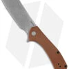 Kershaw Static Cleaver Liner Lock Knife Brown Micarta (2.8" SW D2) -Kershaw Kershaw Static Brown Micarta D2 SW BHQ 143308 jr