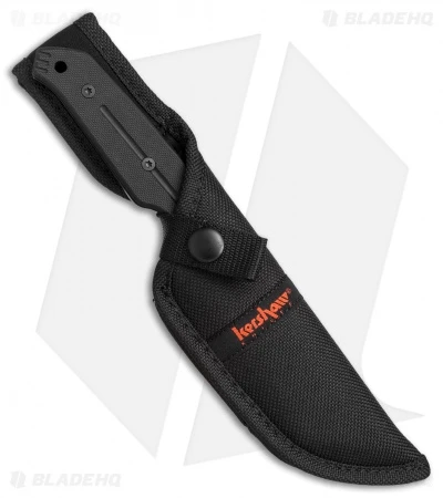 Kershaw Tone Fixed Blade Knife Black G-10 (3.75" Black) 3431X 4 Kershaw Tone Fixed Blade Knife Black G-10 (3.75" Black) 3431X - Image 3