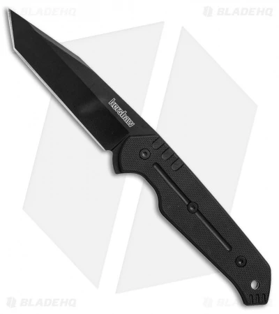 Kershaw Tone Fixed Blade Knife Black G-10 (3.75" Black) 3431X 2 Kershaw Tone Fixed Blade Knife Black G-10 (3.75" Black) 3431X