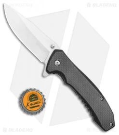 Kershaw Wire Spring Assisted Liner Lock Knife Carbon Fiber/G10 (3.25" Satin) 9 Kershaw Wire Spring Assisted Liner Lock Knife Carbon Fiber/G10 (3.25" Satin) -Kershaw Kershaw Wire SA LL CF G 10 Satin KS1337X BHQ 99875 jr bottlecap