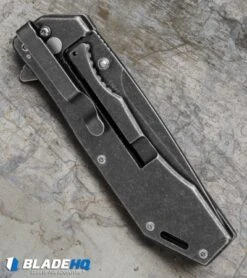 Kershaw 1304BW Assisted Opening Frame Lock Knife (3.25 Black SW) -Kershaw kershaw 1304BW black sw KS1304BW BHQ 37638 er side