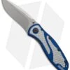 Kershaw Blur Assisted Opening Knife Blue/Twill (3.375" Stonewash) 1670NBS30V -Kershaw kershaw 1670nbs30v blur blue g10 twill navy