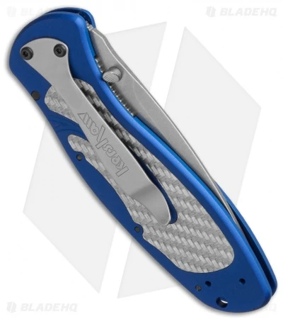 Kershaw Blur Assisted Opening Knife Blue/Twill (3.375" Stonewash) 1670NBS30V 4 Kershaw Blur Assisted Opening Knife Blue/Twill (3.375" Stonewash) 1670NBS30V - Image 2