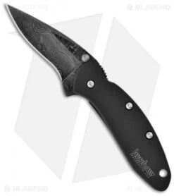 Kershaw Chive Assisted Opening Knife Black (1.94" Damascus) 1600DAMBK