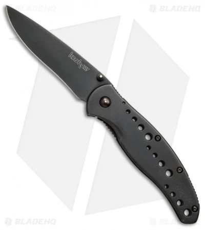 Kershaw Vapor II Frame Lock Knife Black SS (3.5" Black Plain) 3 Kershaw Vapor II Frame Lock Knife Black SS (3.5" Black Plain)