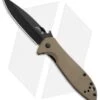 Kershaw Emerson CQC-4K Frame Lock Knife Brown G-10 (3.25" Black) 6054BRNBLK -Kershaw kershaw cqc 4k 6054brnblk BHQ 21424 jr