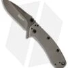 Kershaw Cryo II Assisted Opening Knife (3.25" Gray) 1556TI 1 Kershaw Cryo II Assisted Opening Knife (3.25" Gray) 1556TI -Kershaw kershaw cryo ii flipper grey plain 1556ti