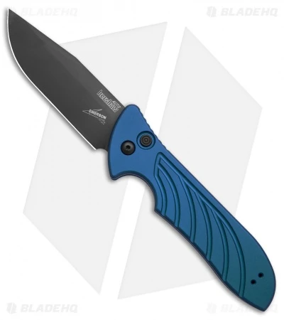 Kershaw Emerson Launch 5 Automatic Knife Blue Aluminum (3.4" Black) 7600BLUBLK 3 Kershaw Emerson Launch 5 Automatic Knife Blue Aluminum (3.4" Black) 7600BLUBLK