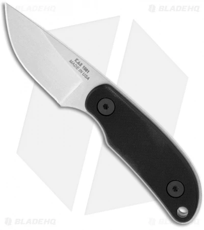 Kershaw Mini Skinner Fixed Blade Knife (2" Stonewash) 1081 3 Kershaw Mini Skinner Fixed Blade Knife (2" Stonewash) 1081