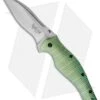 Kershaw Bump Assisted Opening Knife Green Titanium (3.5" Satin) 1590GR -Kershaw kershaw flipper bump green satin plain 1590gr