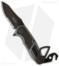 Kershaw Funxion EMT Assisted Opening Knife (3" Black Serr) 8100GRYST -Kershaw kershaw funxion emt 8100gryst b
