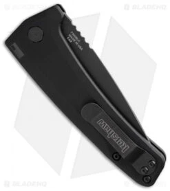 Kershaw Launch 3 Automatic Knife Black Aluminum (3.4" Black) 7300BLK -Kershaw kershaw launch auto 3 7300blk side cm