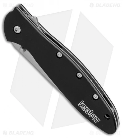 Kershaw Leek Assisted Opening Knife Black (3" Bead Blast Serr) 1660C27ST 4 Kershaw Leek Assisted Opening Knife Black (3" Bead Blast Serr) 1660C27ST - Image 2