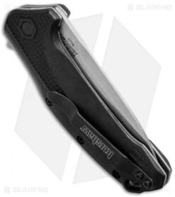 Kershaw Link Drop Point Knife Black GFN (3.25" Stonewash) 1776 -Kershaw kershaw link 1776 side cm