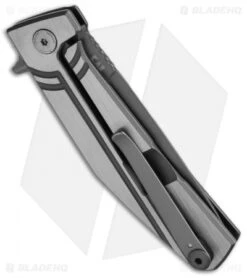 Kershaw Nura 3.0 Flipper Knife (3" Gray) 4030TIKVT -Kershaw kershaw nura 3 4030tikvt side