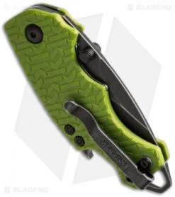 Kershaw Shuffle Liner Lock Knife Lime (2.375" BlackWash) 8700LIMEBW -Kershaw kershaw shuffle limebw 8700limebw side