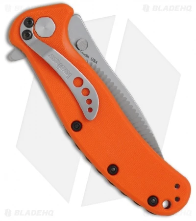 Kershaw Zing Liner Lock Knife Orange (3" Bead Blast) 1735OR 4 Kershaw Zing Liner Lock Knife Orange (3" Bead Blast) 1735OR - Image 2